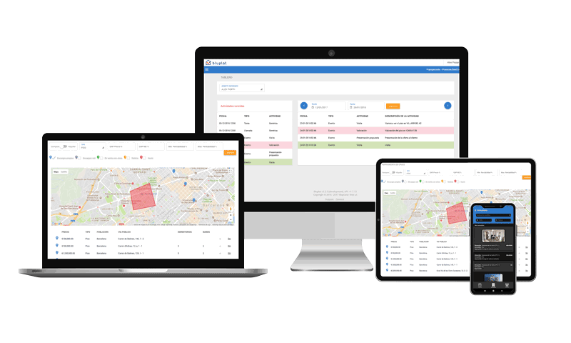 La plataforma Bluplat te ofrece la mejor solución del mercado en gestión inmobiliaria. 